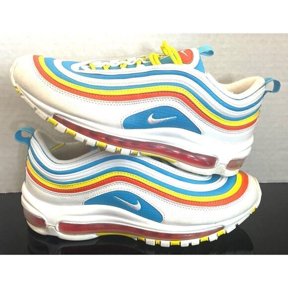 RARE Nike Air Max 97 GS Summer Pack Multicolor Mens size 7/ Womens Size 8.5 - Picture 8 of 11